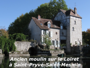 Ancien moulin sur le Loiret à Saint-Pryvé-Saint-Mesmin